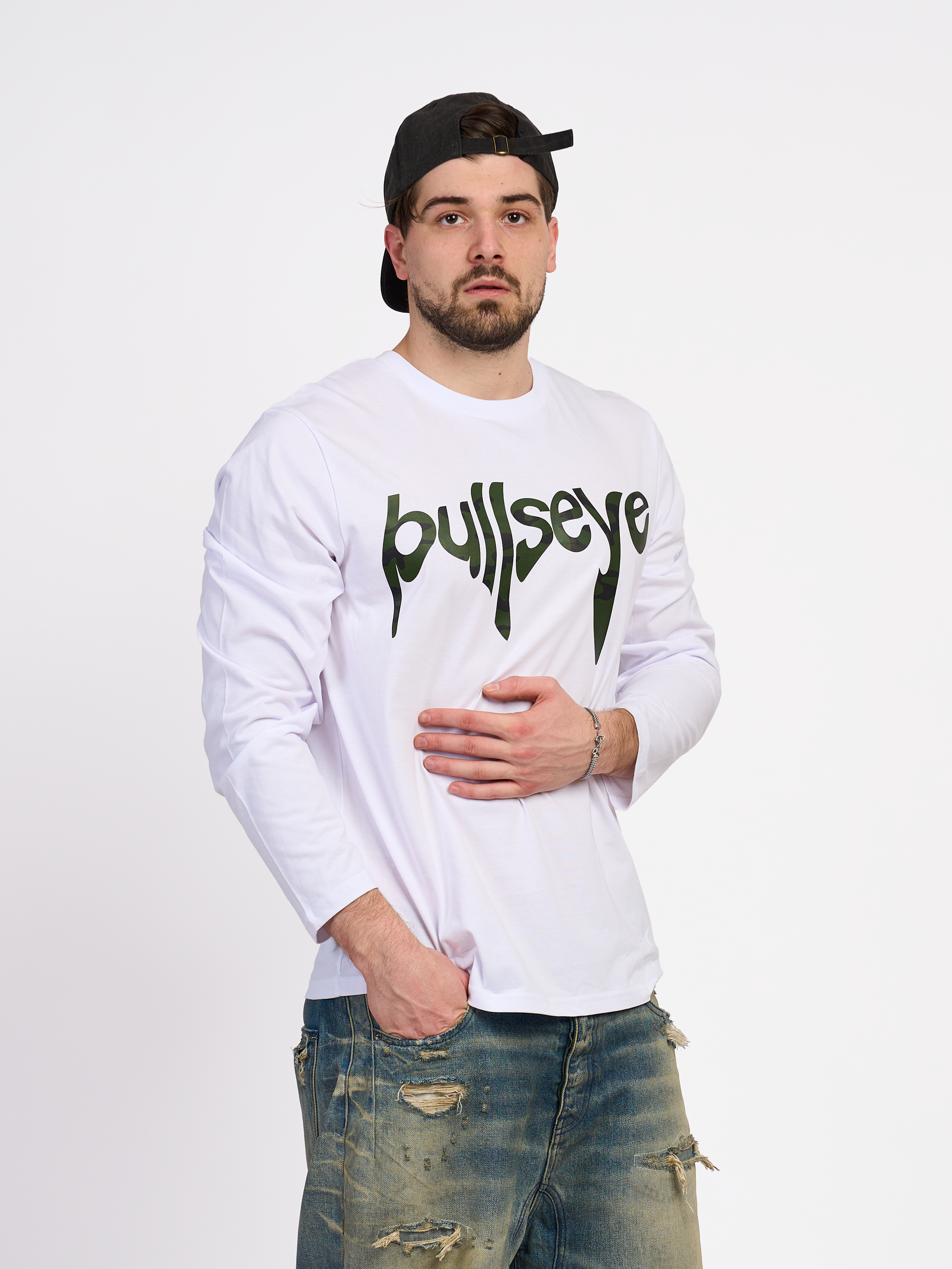Green Drip Long Sleeve T-Shirt