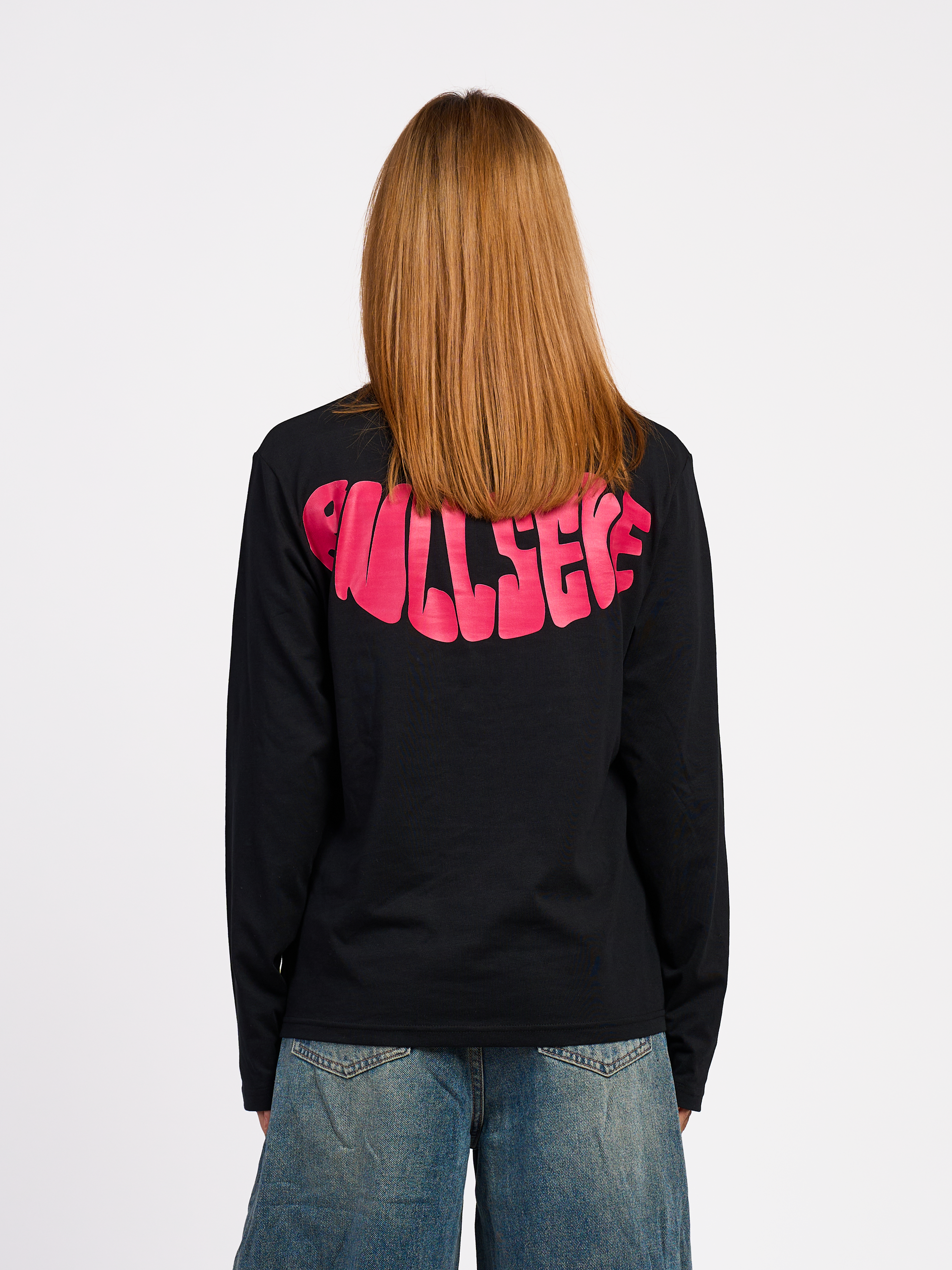 Black Logo Long Sleeve T-Shirt