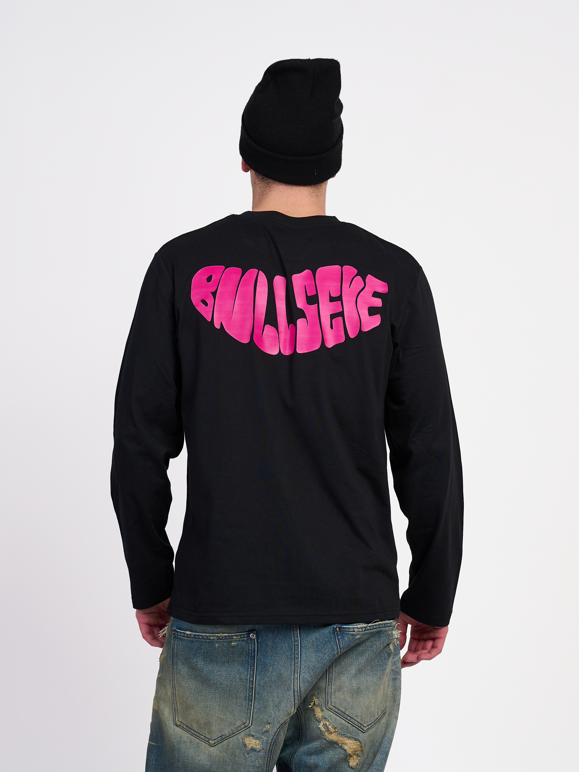 Black Logo Long Sleeve T-Shirt