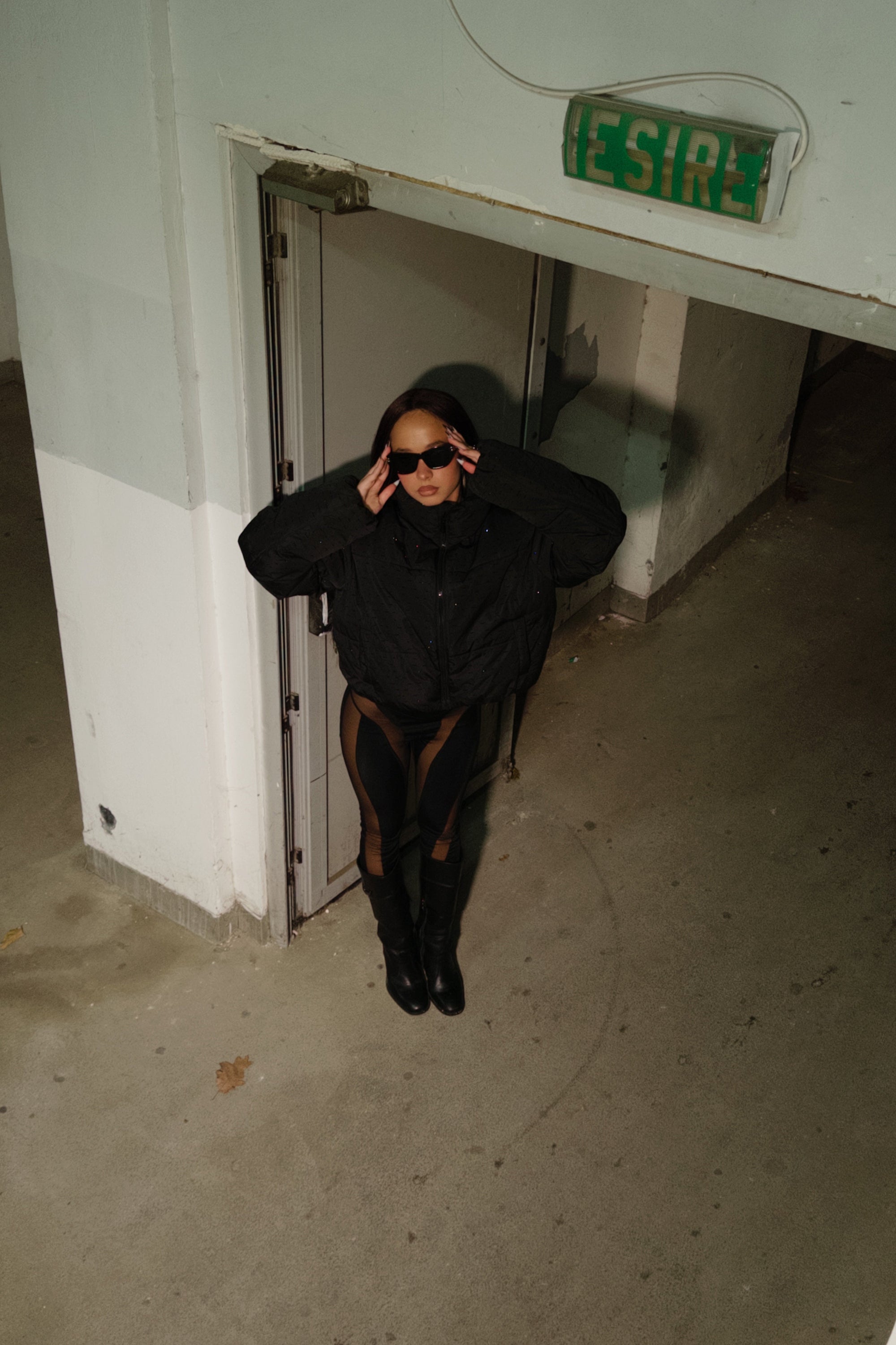 Jacheta Puffer Rhinestones