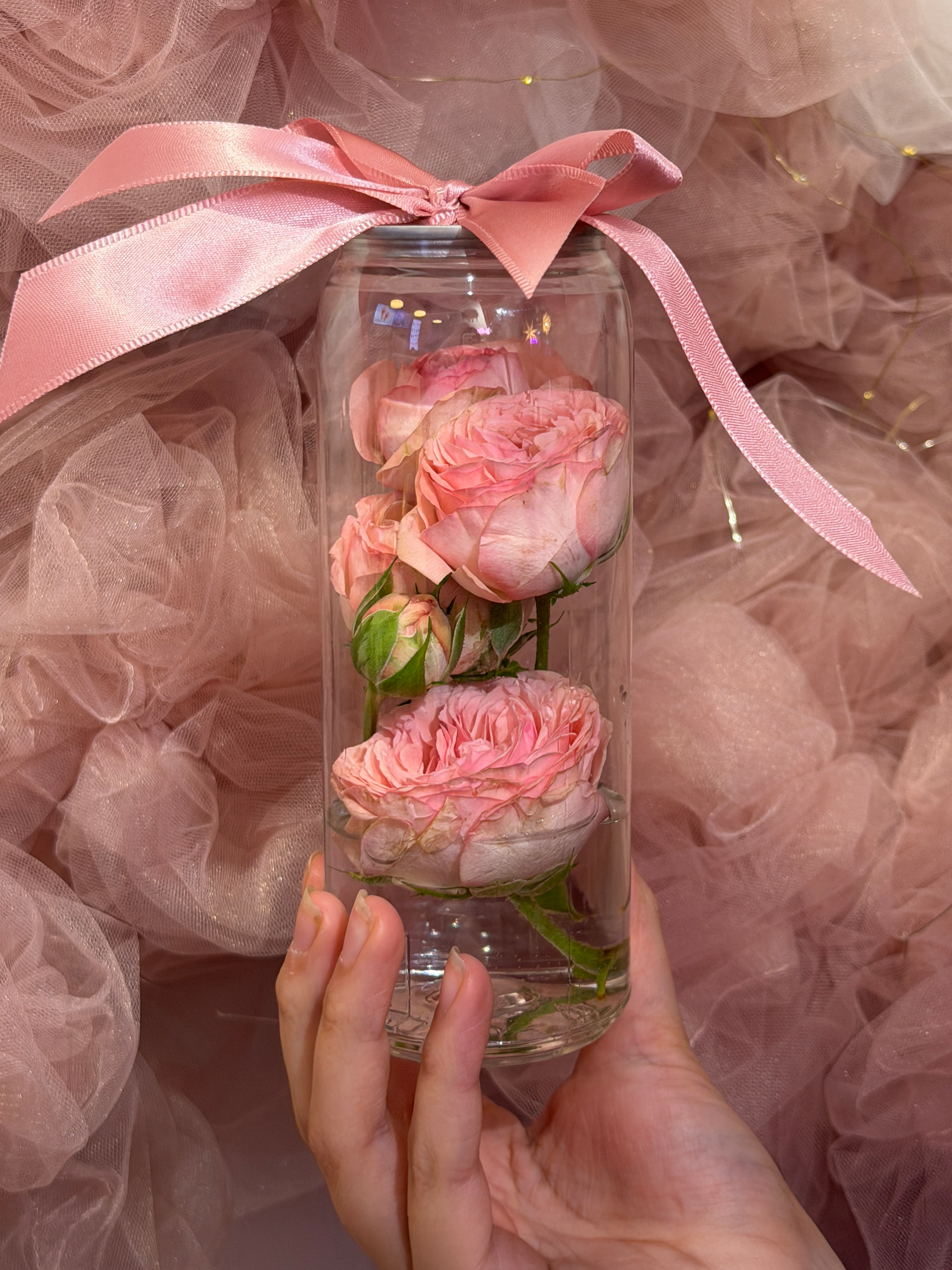 Trandafiri in doza mare - Roz Deschis