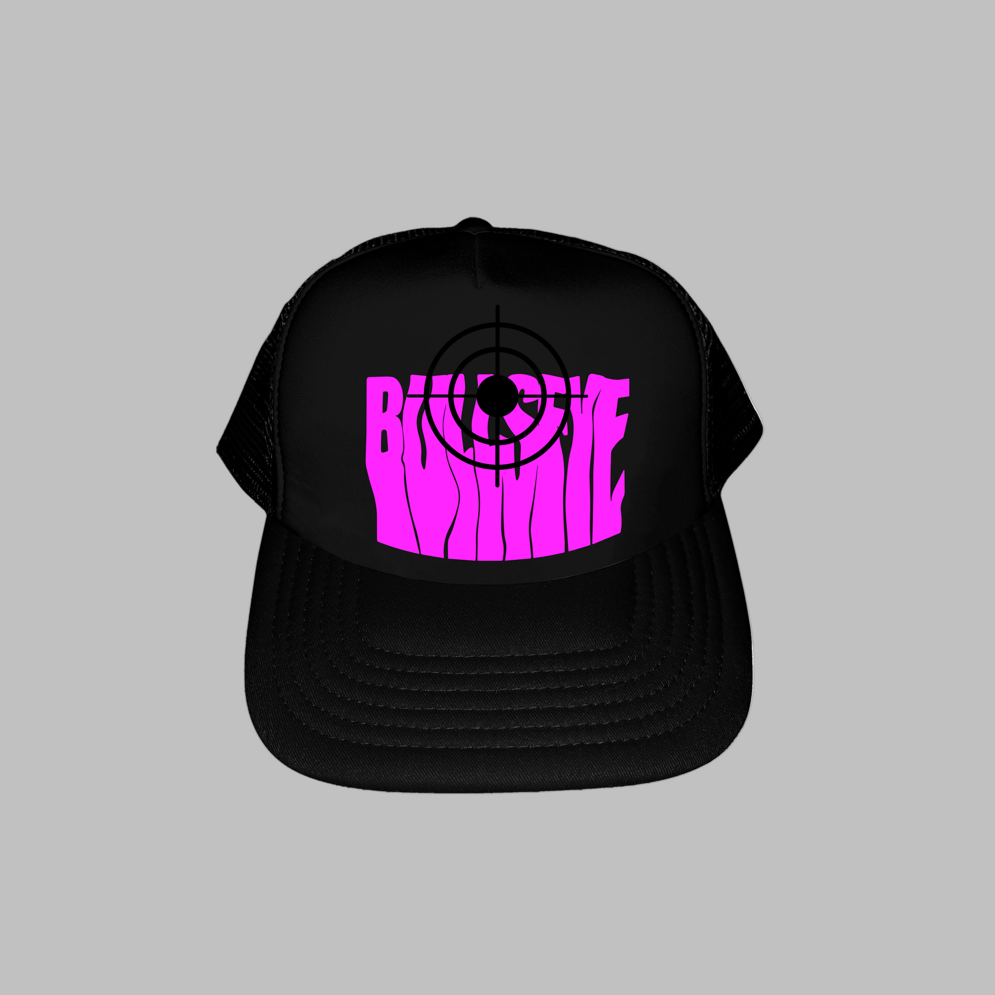 Magenta on Black S1 Cap