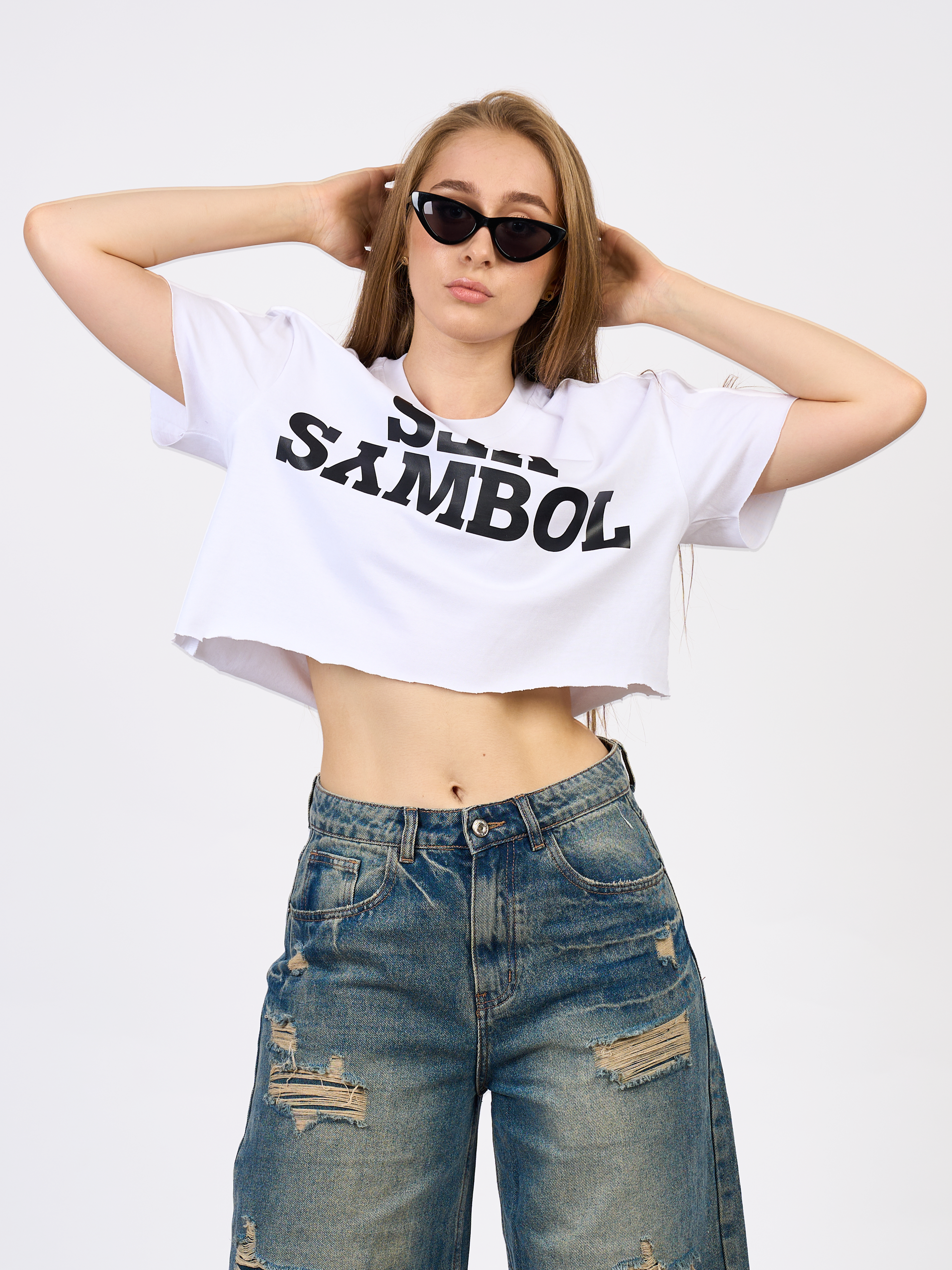 S∃X SλMBOL Cropped T-shirt