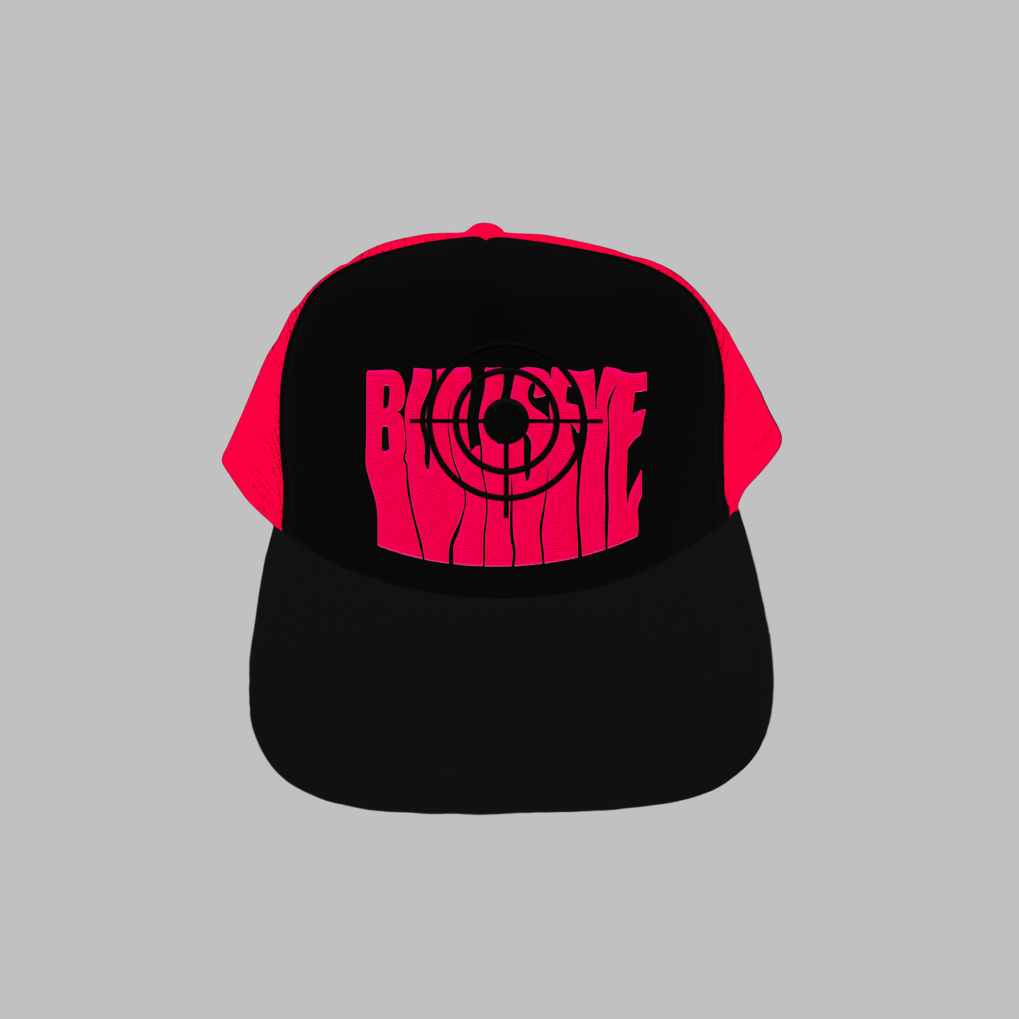 Pink on Black &amp; Pink Bullseye Cap